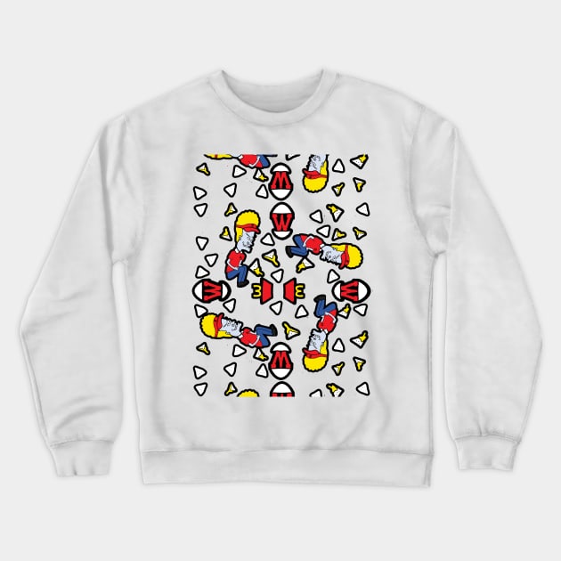 Burger World Crewneck Sweatshirt by PaybackPenguin